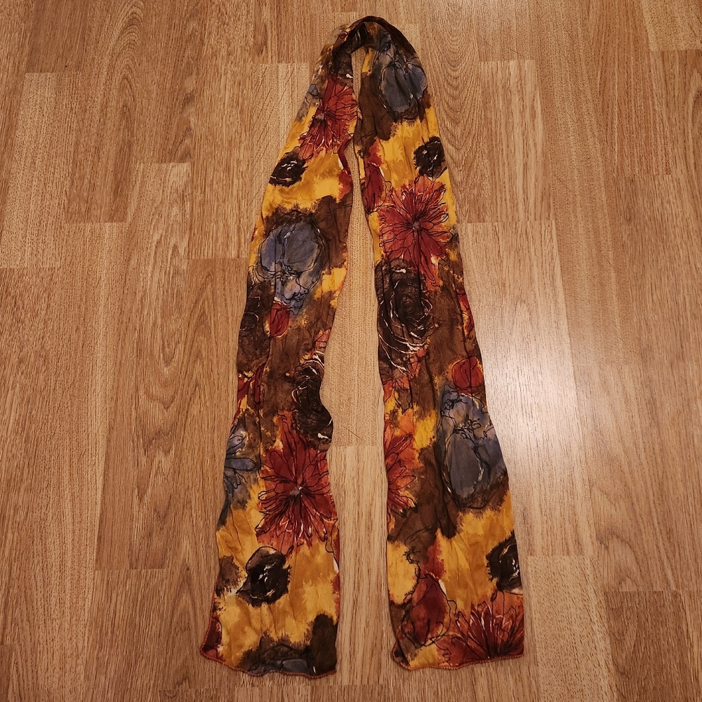 Floral Flowers Scarf Belt